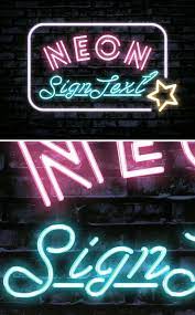 Free Neon Sign Text Effect Free Design Resources Neon Signs Text Effects Neon