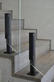 Pin By Azri Abu On Interiors Stairs Glass Handrail Glass Railing Glass Railing Stairs