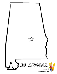 Alabama coloring pages at getcoloringscom free template. Sea To Shining Sea Map Of States Alabama Maryland Map Coloring