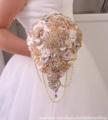 Rose Gold Wedding Brooch Bouquet Bridal Bouquet Blush Pink Blush Pink Bouquets Wedding Brooch Bouquets Blush Pink Wedding Dress
