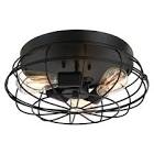 3-Light Flushmount Light Fixture FM181008-4MB Home Decorators