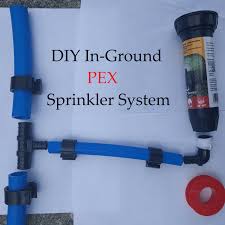 Our 5 liter watering can features an extra long spout with a brass rose. How To Install A Diy Pex Pop Up Lawn And Garden Sprinkler System Dengarden