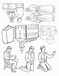 Joseph Smith First Vision Coloring Page Activity Days Activity Day Girls Family Home Evening Lessons