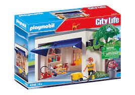 Toys playmobil garage set hush babies. Garage 4318