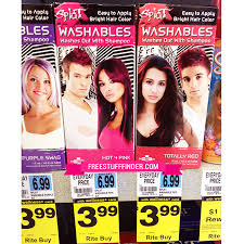 It's an easy technique to add a fun pop of bold color. 0 99 Reg 6 99 Splat Washable Hair Dye At Rite Aid Free Stuff Finder