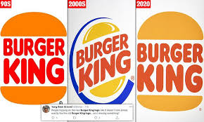 And america ate em up! Burger King Rebrands For First Time In 20 Years But Fans Say New Logo Is A Rip Off Of 90s Image Daily Mail Online