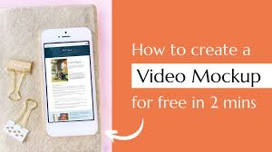 Create realistic product mockups of your designs on printful products for your online store and marketing resources. How To Create A Video Mockup For Free In 2 Minutes Design A Video Mockup Video Mockup Online Youtube