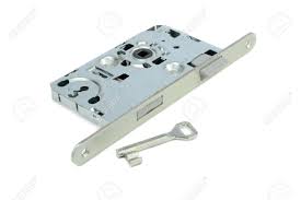 However, you don't need a key to open the door always; An Interior Door Lock Assembly And Key On A White Background Stock Photo Picture And Royalty Free Image Image 30906814