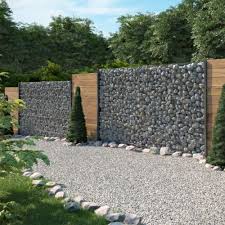 Gabione Steinkorb Sichtschutz 1630mm Anthrazit Steinzaun Gabionenzaun Zaun Steinzaun Gabionenzaun Zaun Garten