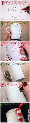 Diy Un Mug Personnalise De Noel Tuto Idee Cadeau Maitresse Cadeaux Maitresse Tasses Diy