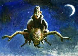 Именно в эту ночь перед рождеством, по народным поверьям, господствуют две силы: Noch Pered Rozhdestvom Illyustracii K Povesti Nikolaya Vasilevicha Gogolya Illyustracii Risunki Noch