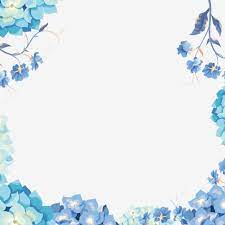 Ink Purple Flowers Border Background Flower Border Clipart Hand Painted Ink Png Transparent Clipart Image And Psd File For Free Download Blue Flower Painting Blue Flowers Background Flower Backgrounds