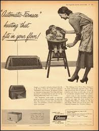 1951 Vintage Ad For Coleman Floor Furnace 032412 Vintage Ads Floor Furnace Funny Vintage Ads