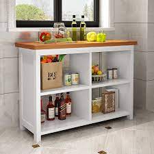 Our wood tables are made from durable products like oak, walnut or ash and range in style from modern to rustic. Cooking Table With Wood Cutting Board Kitchen Storage Solid Wood Simple Multi Functional Home Bar Table Shopee Singapore