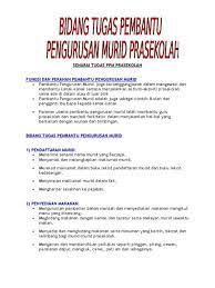 Pembantu pengurusan murid pendidikan prasekolah. Tugas Pembantu Pengurusan Murid N19 Senarai Tugas Pembantu Pengurusan Murid Pendidikan Khas Info Ni Berkenaan Temuduga Pembantu Tadbir N19 Tellutellu