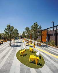 费尔菲尔德议会新月广场 crescent plaza for fairfield council group gsa mooool木藕设计网 landscape architecture design plaza design landscape architecture graphics