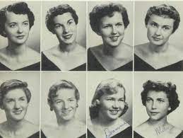 1956 Mesa High School Yearbook High School Hairstyles Mesa High School High School
