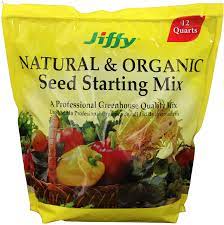 This professional mix is a light, airy blend of quality ingredients that allows the jiffy seed starting mix was quite fine grained, with very few twigs and larger pieces needing to be discarded. Jiffy Natural Organic Starter Mix 3 7 L Amazon De Garten