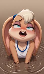 Lola bunny sinking in muddy quicksand AI 작품 | PixAI