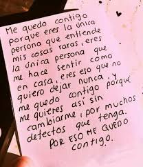 Contigo Hasta El Fin Del Mundo Mensaje De Amor Para Novio Frases Para Cartas Frases Cursis