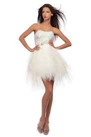 Vous cherchez des robes de soirée pour mariage? Robe Bustier Tutu Femme E91979