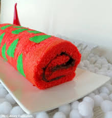 Longtemps Que J Avais Envie De Tester Ce Biscuit Roule Avec Des Impressions J Ai Commence Par Un Biscuit Roule Gateau Roule Imprime Buche De Noel Aux Fruits