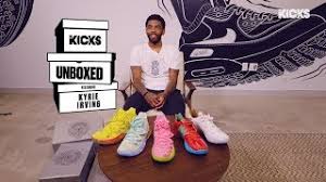 Following the full collaborative reveal , we now have official imagery of kyrie irving 's spongebob squarepants collaboration — or. Kyrie Irving Unboxes Nike Spongebob Squarepants Pack Hypebeast