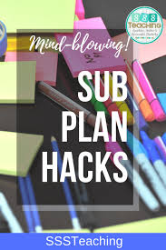 5 hacks for easy subsute teacher sub