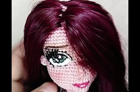طريقة كيفية تركيب شعر حراري بداخل رأس عروسة اميجرومي Youtube Halloween Face Makeup Face Makeup Halloween Face