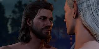 A fateful paladin couple I drew! Characters: **Aqueleo, Aasimar Paladin;  and Edsel, Earth Genasi Paladin** Aqueleo, or Leo as he is known to his  friends, is a paladin of the Raven Queen.