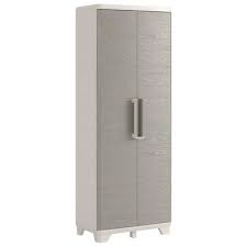 Seite 42 keter schrank gebürstet dieser wartungsfreie schrank besteht aus einer einzigartigen verbindung, welches es ermöglicht, die gebürsteten wandpaneele zu streichen. Keter Gartenschrank Mit Regalboden Wood Grain Creme Und Taupe 182 Cm Vidaxl De