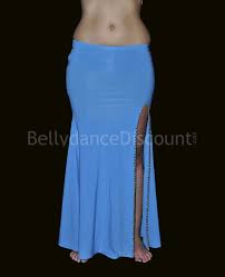 Light Blue Bellydance Pencil Skirt