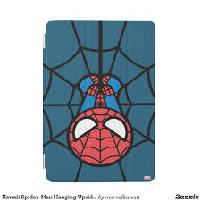 Kawaii Spider Man Hanging Upside Down Ipad Mini Cover Zazzle Com Kawaii Spider Spiderman Hanging Upside Down