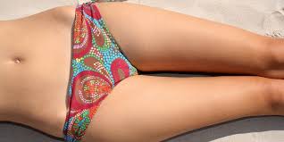 How to get a thigh gap (the space between your inner thighs)? Bikini Bridge Der Erlogene Mager Trend Desired De