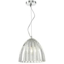 Chalice Ribbed Glass Pendant Light Glass Pendant Light Pendant Light Light