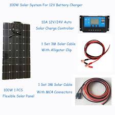 This will give you free online monitoring of the system via website or cell pohne app! Diy Solar System Kits 100w 1x100w Flexible Solar Panel 12v 1x 10a 12v Solar Controller 3m Solar Cables Diy Solar System Solar System Kit Flexible Solar Panels