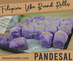 Ube Pandesal Filipino Bread Rolls Bread Flour Pandesal Ube