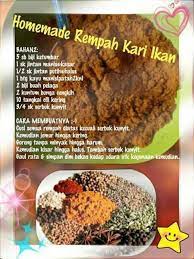 Homemade Rempah Ikan Seasoning Recipes Homemade Recipes Fish Curry Recipe