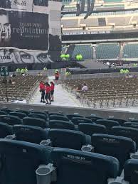 Lincoln Financial Field Section 138 Row 7 Seat 6 Taylor
