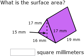 Find the lateral area of a right triangular prism with an equilateral base length of 5cm and a height of 10cm. Ixl Surface Area Of Triangular Prisms 6th Grade Math
