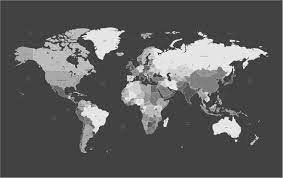 Gray map illustration, world map, time zones, no people, design. Canada Map Wallpapers Wallpaper Cave