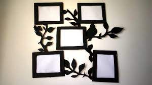 Family tree picture frames do just that. Diy Photo Frame Family Tree 5 Photos Collage Frame Cardboard Photo Frame Youtube