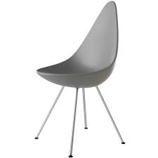 50 cm, höhe der rückenlehne: Stuhl Drop Kunststoff Von Fritz Hansen