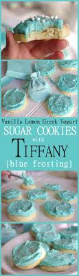 Lightly Lemon Greek Yogurt Sugar Cookies With Lemon Buttercream Frosting Recipes And How To Get Perfectly Tiffany Blue Colored Frosting Recipe Perfect Sugar Cookies Lemon Greek Yogurt Sugar Cookies