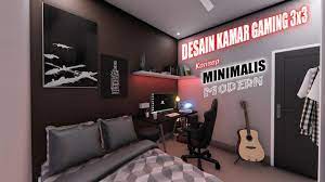Dapatkan inspirasi untuk sebuah ide desain kamar tidur minimalis ukuran 3×4 meter yang sederhana, unik, mewah, modern, dan kekinian. Desain Kamar Gaming 3x3 Konsep Minimalis Modern Youtube