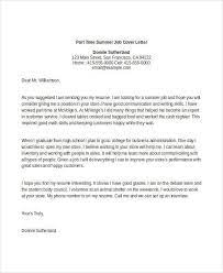 Teachers are good sources of recommendation letters. 11 Part Time Job Cover Letter Templates Free Sample Example Format Download Free Premium Templates