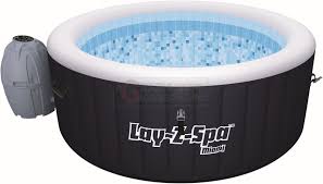 Bestway 54123 Lay Z Spa Miami Piscina Idromassaggio Per Quattro Adulti Cm 180x65 Https Www Chiaradecaria It It Piscine Id Piscina Vasche Idromassaggio Miami
