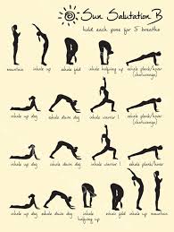 Sun Salutation B Metal Sign Yoga Philosophy Of Healthy Mind And Body Wellness Yoga Philosophy Yoga Benefits Morning Yoga