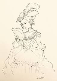 Hand Drawn One Of A Kind Drawing Ink On Heavy Grade High Quality Paper Ink Sketch Anime Sketch Drawings