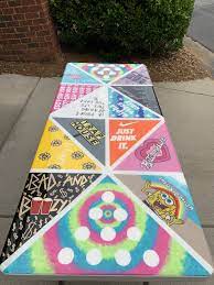 Beer Pong Table Diy Painted Beer Pong Table Painted Beer Pong Table Diy Beer Pong Table Designs